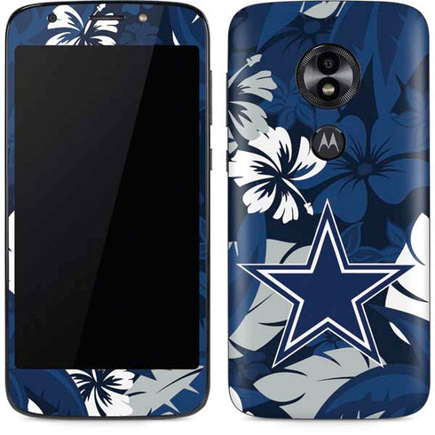 NFL Dallas Cowboys Tropical Print Moto E5 Play Skin