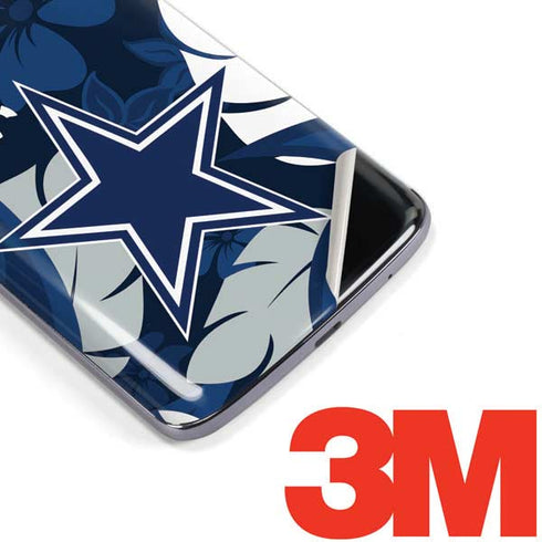 NFL Dallas Cowboys Tropical Print Moto E5 Plus Skin
