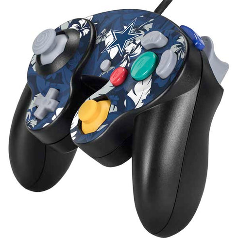 NFL Dallas Cowboys Tropical Print Nintendo GameCube Controller Skin