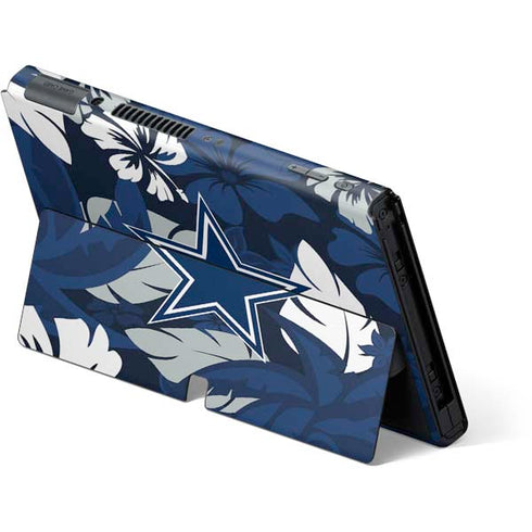 NFL Dallas Cowboys Tropical Print Nintendo Switch OLED (2021) Skin