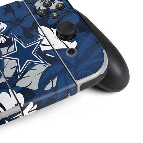 NFL Dallas Cowboys Tropical Print Nintendo Switch OLED (2021) Skin
