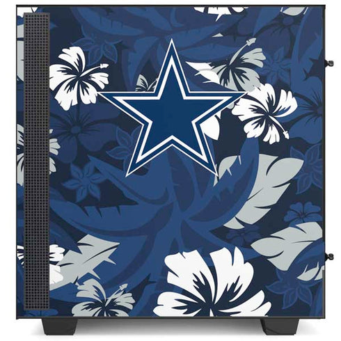 NFL Dallas Cowboys Tropical Print NZXT H510 Compact ATX Mid-Tower Case Skin