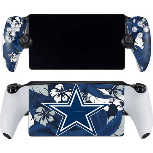NFL Dallas Cowboys Tropical Print PlayStation Portal Remote Player Skin