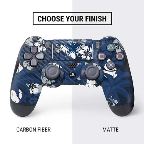 NFL Dallas Cowboys Tropical Print PS4 Controller Skin