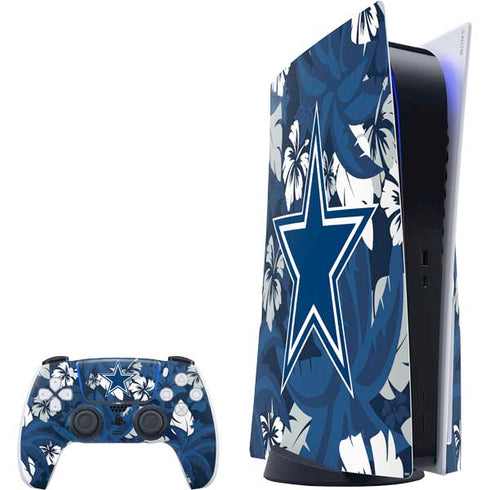 NFL Dallas Cowboys Tropical Print PS5 Bundle Skin
