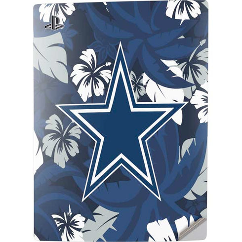 NFL Dallas Cowboys Tropical Print PS5 Digital Edition Console Skin