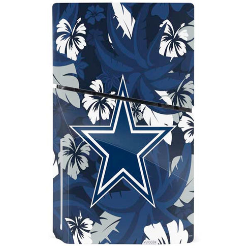 NFL Dallas Cowboys Tropical Print PS5 Slim Disk Bundle Skin