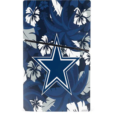NFL Dallas Cowboys Tropical Print PS5 Slim Digital Edition Console Skin