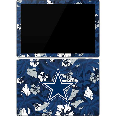 NFL Dallas Cowboys Tropical Print Surface Pro 7 Skin