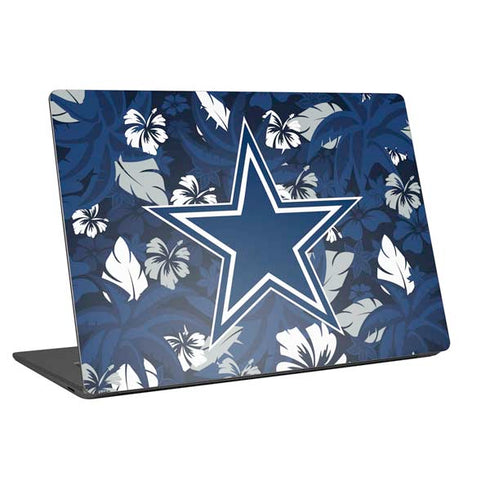 NFL Dallas Cowboys Tropical Print Universal Laptop 12in (9.8 x 6.8in) Skin