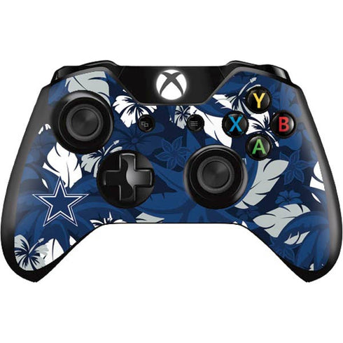 NFL Dallas Cowboys Tropical Print Xbox One Controller Skin
