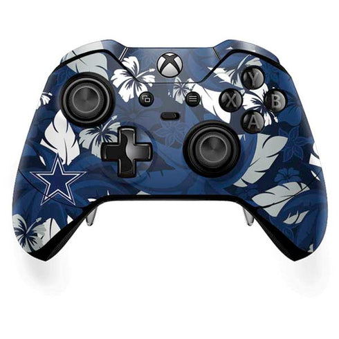 NFL Dallas Cowboys Tropical Print Xbox One Elite Controller Skin