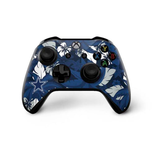 NFL Dallas Cowboys Tropical Print Xbox One X Controller Skin