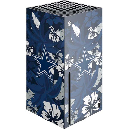 NFL Dallas Cowboys Tropical Print Xbox Series X Console Skin