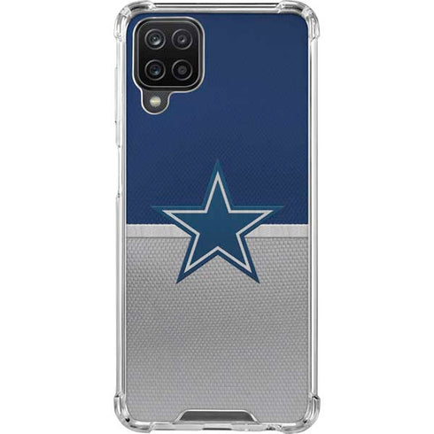 NFL Dallas Cowboys Vintage Galaxy A12 Clear Case