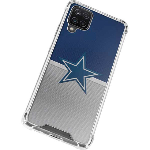 NFL Dallas Cowboys Vintage Galaxy A12 Clear Case