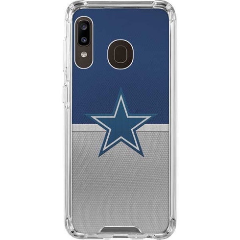 NFL Dallas Cowboys Vintage Galaxy A30 Clear Case