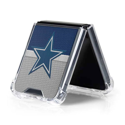 NFL Dallas Cowboys Vintage Galaxy Z Flip5 5G Clear Case