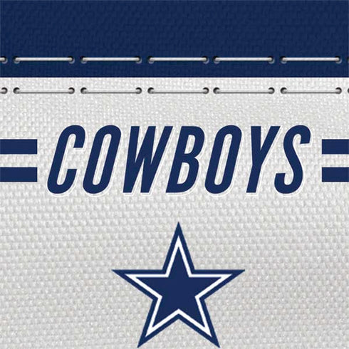 NFL Dallas Cowboys White Striped Nintendo 2DS XL (2017) Skin