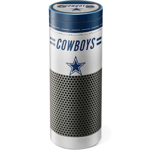NFL Dallas Cowboys White Striped Amazon Echo Skin