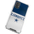 NFL Dallas Cowboys White Striped Galaxy A32 5G Clear Case