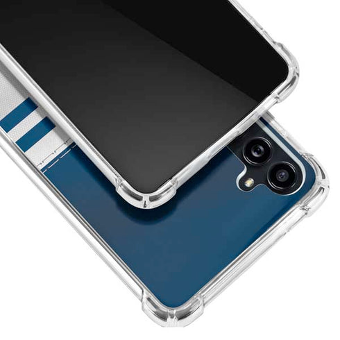 NFL Dallas Cowboys White Striped Galaxy A54 5G Clear Case