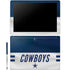 NFL Dallas Cowboys White Striped Galaxy Book 12in Skin