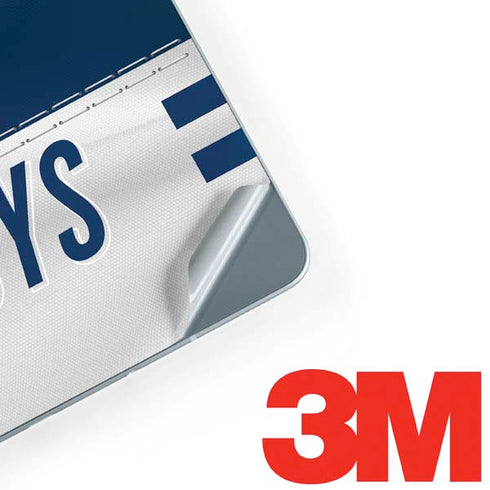 NFL Dallas Cowboys White Striped Galaxy Book 12in Skin