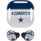 NFL Dallas Cowboys White Striped Galaxy Buds Pro Skin