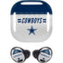 NFL Dallas Cowboys White Striped Galaxy Buds Pro Skin