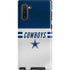 NFL Dallas Cowboys White Striped Galaxy Note 10 Pro Case