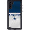 NFL Dallas Cowboys White Striped Galaxy Note 10 Waterproof Case