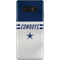 NFL Dallas Cowboys White Striped Galaxy Note 8 Skin