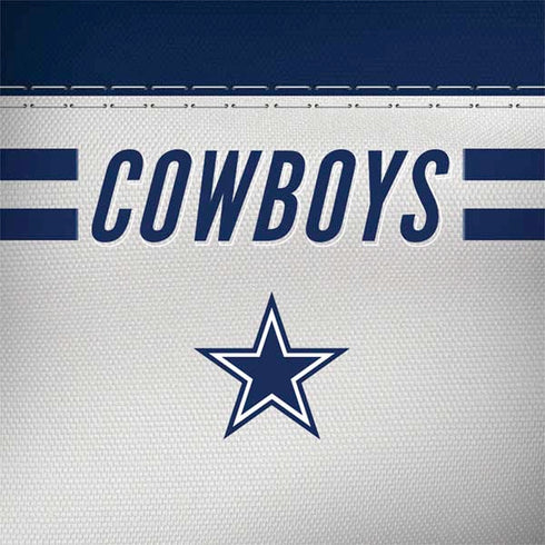 NFL Dallas Cowboys White Striped Galaxy Note 8 Skin