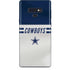 NFL Dallas Cowboys White Striped Galaxy Note 9 Skin