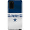 NFL Dallas Cowboys White Striped Galaxy Note20 5G Pro Case