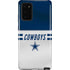 NFL Dallas Cowboys White Striped Galaxy Note20 5G Pro Case