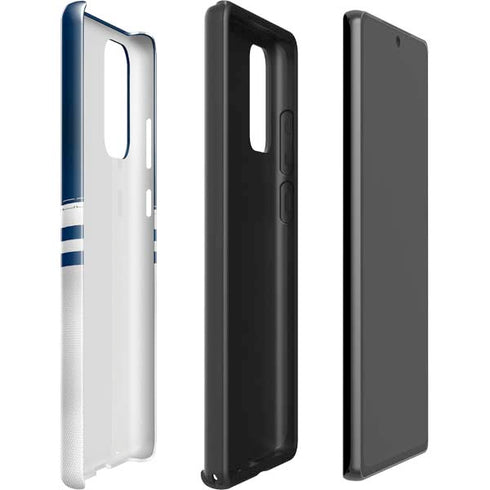 NFL Dallas Cowboys White Striped Galaxy Note20 5G Pro Case