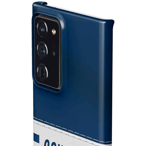 NFL Dallas Cowboys White Striped Galaxy Note20 Ultra 5G Lite Case