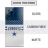NFL Dallas Cowboys White Striped Galaxy Note20 Ultra 5G Skin