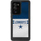 NFL Dallas Cowboys White Striped Galaxy Note20 Ultra 5G Waterproof Case