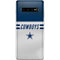 NFL Dallas Cowboys White Striped Galaxy S10 Plus Skin