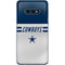 NFL Dallas Cowboys White Striped Galaxy S10e Skin