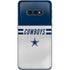 NFL Dallas Cowboys White Striped Galaxy S10e Skin
