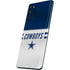 NFL Dallas Cowboys White Striped Galaxy S20 Fan Edition Skin