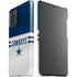 NFL Dallas Cowboys White Striped Galaxy S20 Lite Case