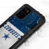 NFL Dallas Cowboys White Striped Galaxy S20 Plus Waterproof Case