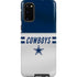 NFL Dallas Cowboys White Striped Galaxy S20 Pro Case
