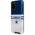 NFL Dallas Cowboys White Striped Galaxy S20 Pro Case