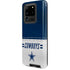 NFL Dallas Cowboys White Striped Galaxy S20 Ultra 5G Pro Case